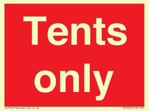 Tents only